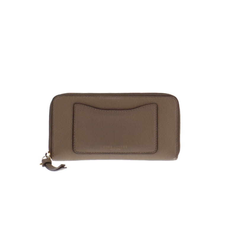 Marc Jacobs Toder Zip Around Long Wallet Soft Taupe
