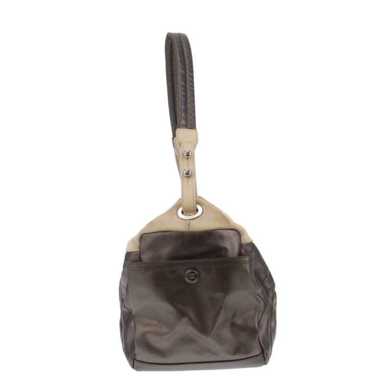 Chanel Paris Biarritz Hobo Coated Canvas & Cotton
