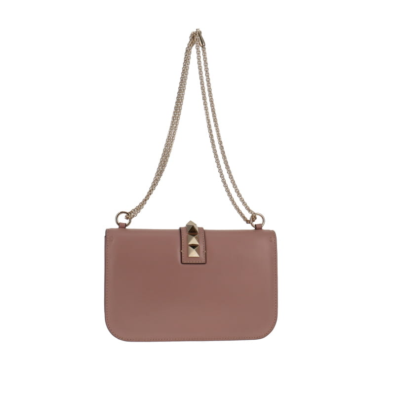 Valentino Rockstud Glam Lock Medium Blush Pink
