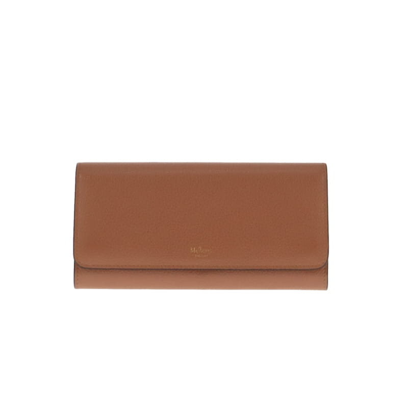 Mulberry Light Salmon Classic Grain Continental Wallet
