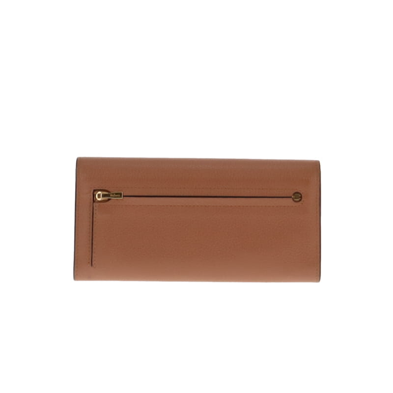 Mulberry Light Salmon Classic Grain Continental Wallet