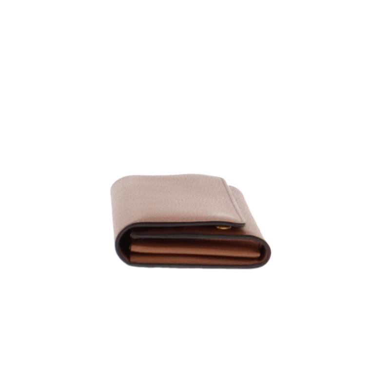 Mulberry Light Salmon Classic Grain Continental Wallet