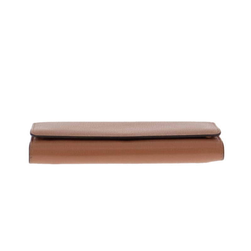 Mulberry Light Salmon Classic Grain Continental Wallet