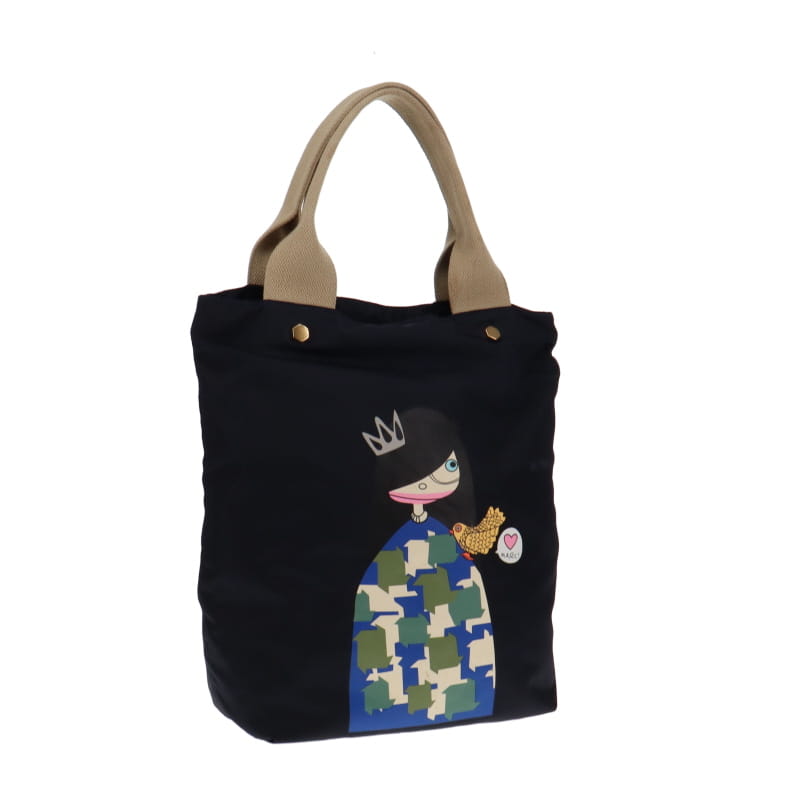 Marc by Marc Jacobs Miss Marc Navy Nylon Tote (2)