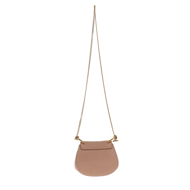 Chloe Mini Drew Chain Bag Plaster Pink