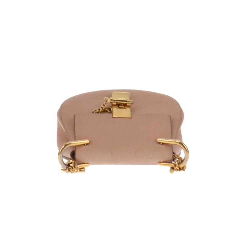 Chloe Mini Drew Chain Bag Plaster Pink