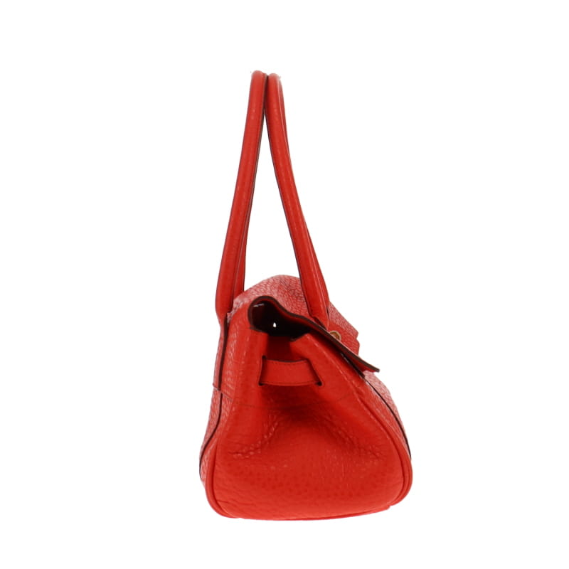 Mulberry Orange Leather East West Bayswater