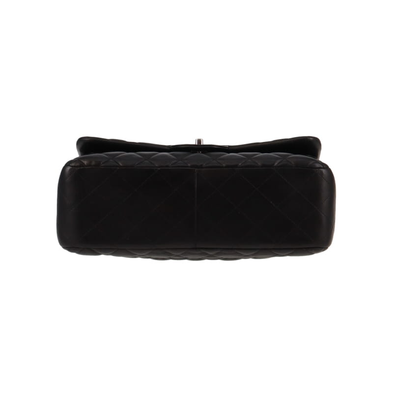 Chanel Jumbo Lambskin Classic Double Flap With Silver Hardware 2012