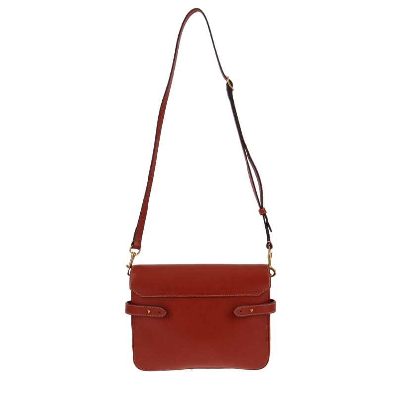 Mulberry Belted Bayswater Satchel Silky Calf Rust