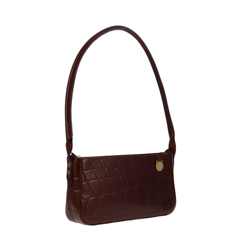 Mulberry Vintage Dark Brown Congo Leather Shoulder Bag