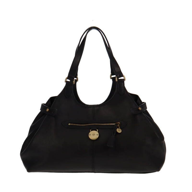 Mulberry Black Vintage Somerset Tote