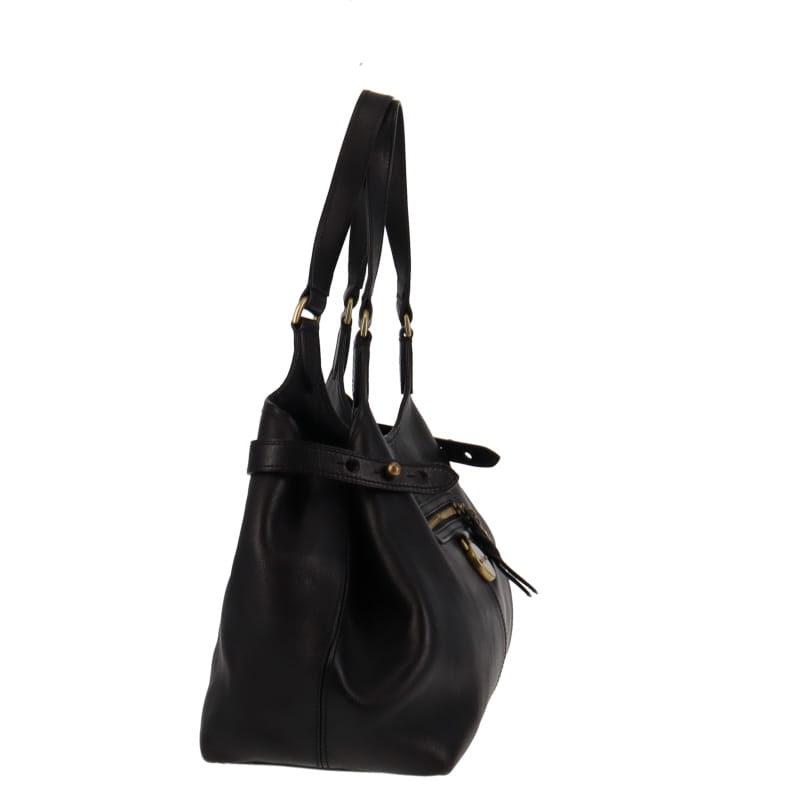 Mulberry Black Vintage Somerset Tote