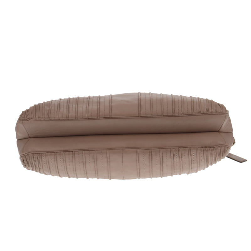 Coach Taupe Madison Pin Tuck Hobo