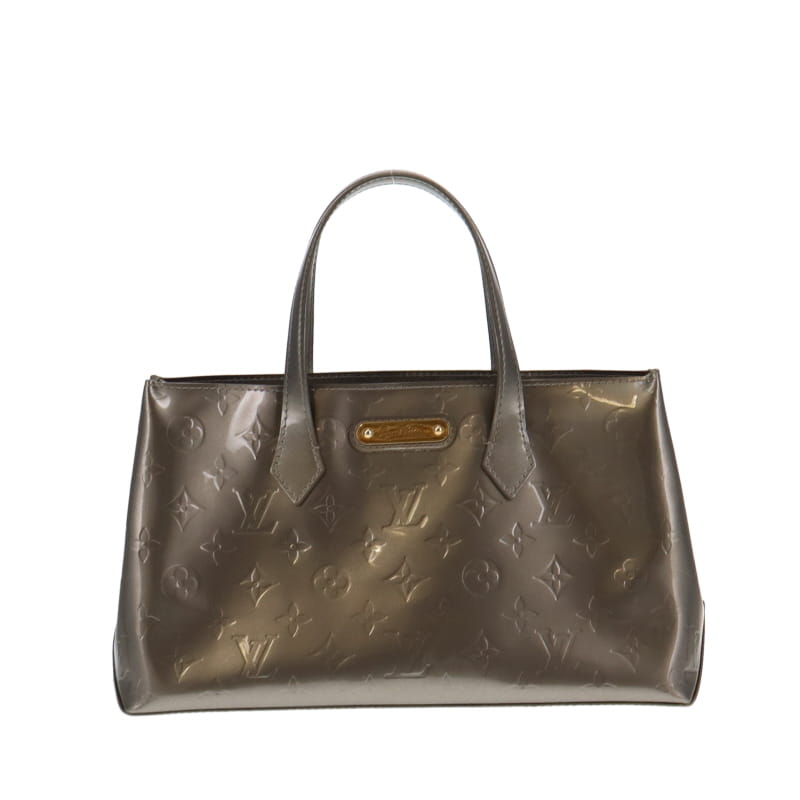 Louis Vuitton Gris Art Deco Monogram Vernis Alma PM Bag