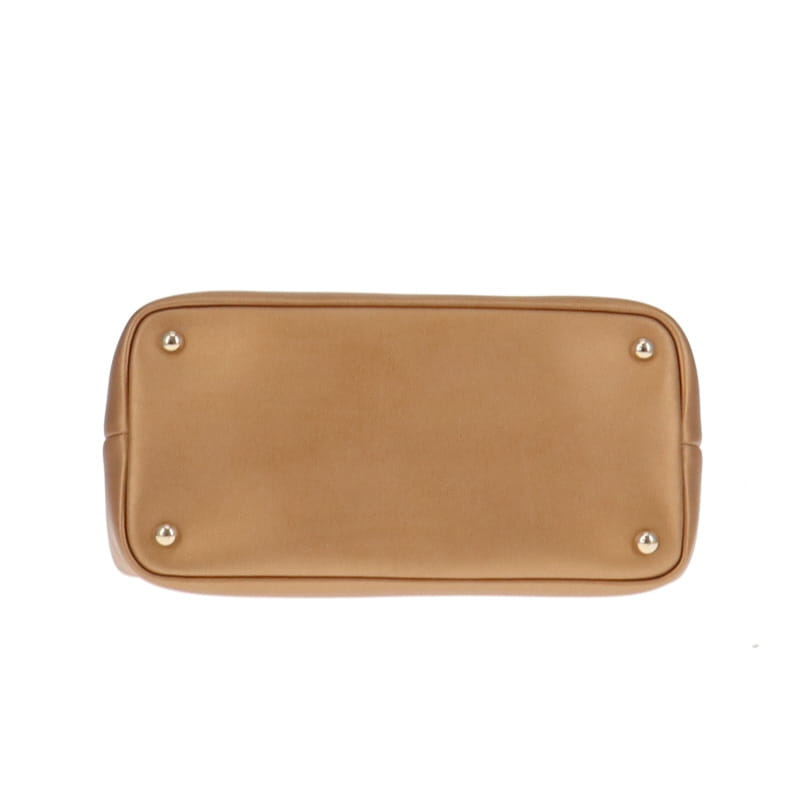 Longchamp Honore Gold Tote With Strap