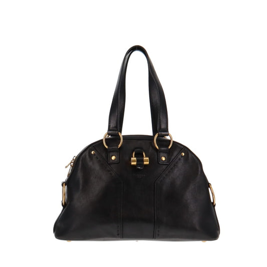 Yves Saint Laurent Small Muse Black Leather GH