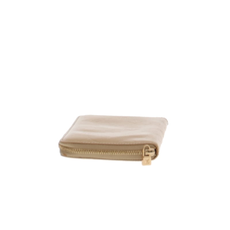 Louis Vuitton Vertical Vernis Beige Organiser Zip Around BJ0091