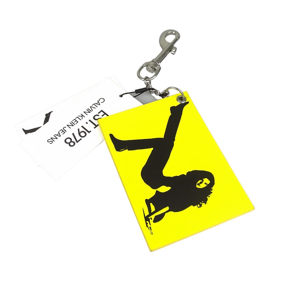 Calvin Klein Lemon Yellow Richard Avedon tag Bags Calvin Klein
