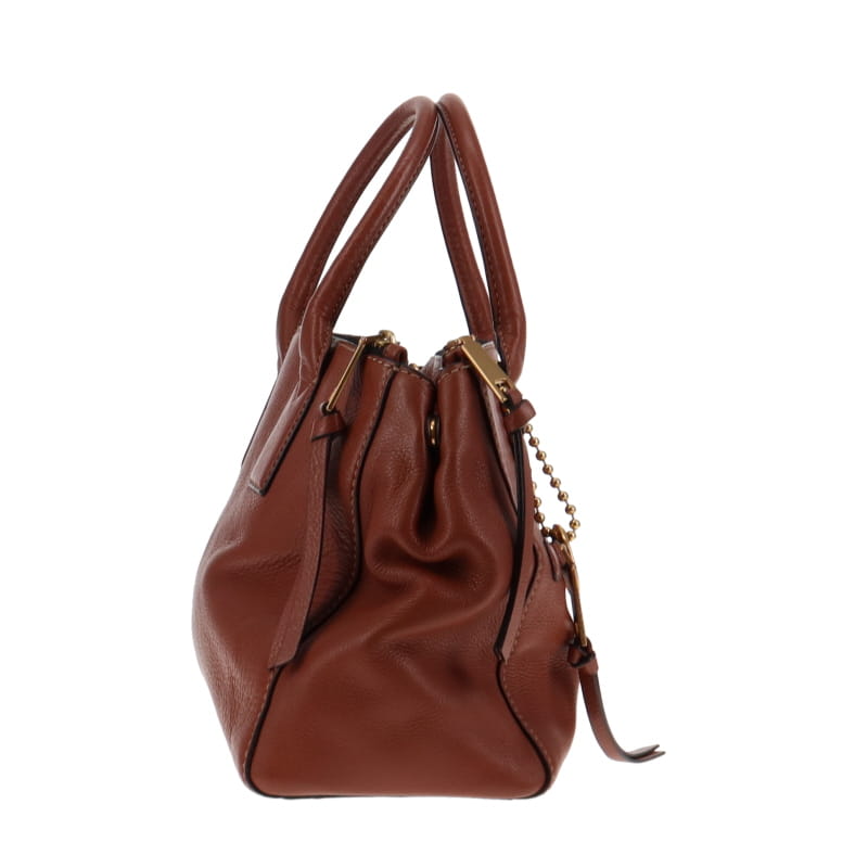 Marc Jacobs Brown Leather EW Recruit Tote