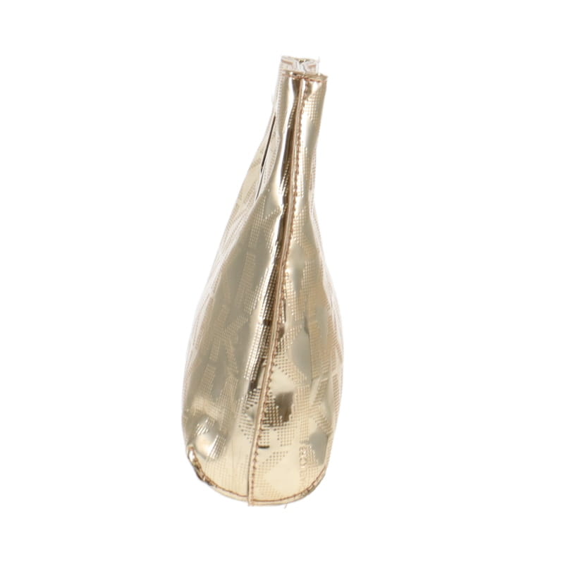 Michael Kors Gold Mirror Monogram Berkeley Clutch