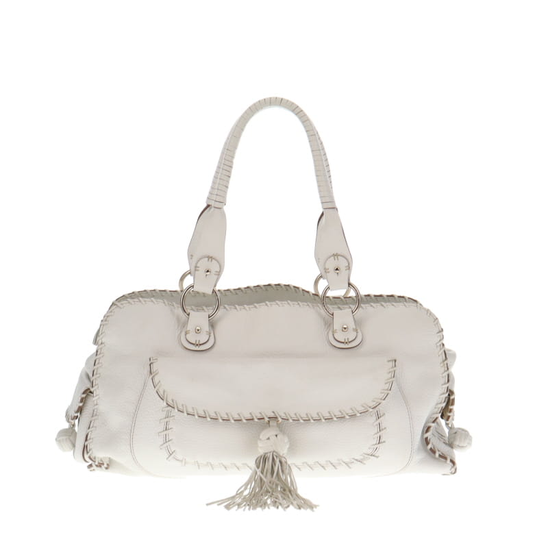 Anya Hindmarch White Whipstitch Bag