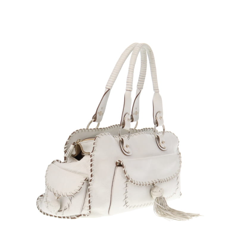 Anya Hindmarch White Whipstitch Bag