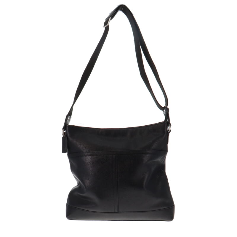 Coach Camden Black Leather Unisex Messenger