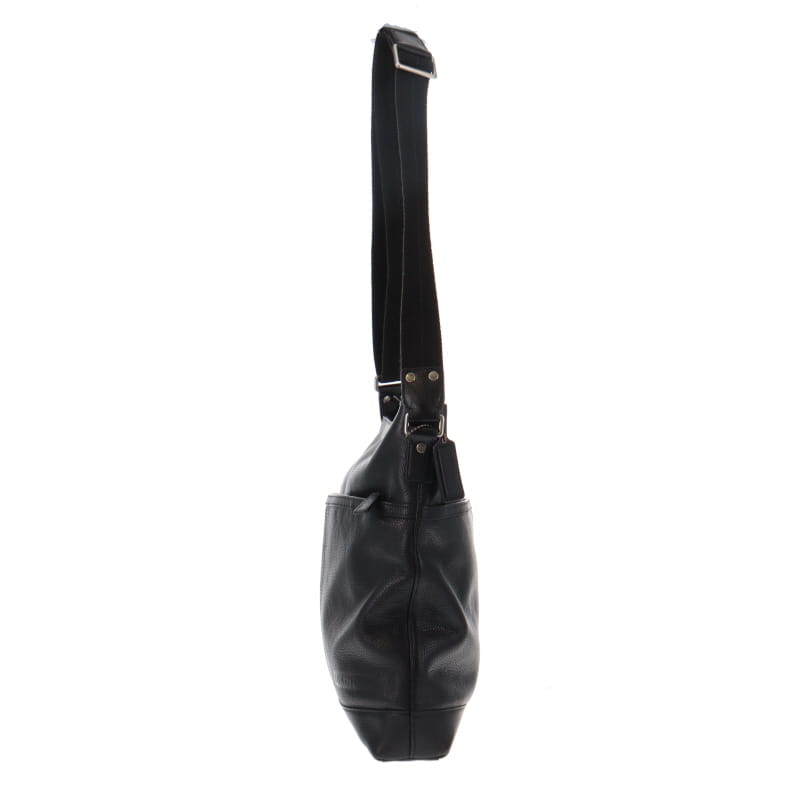 Coach Camden Black Leather Unisex Messenger