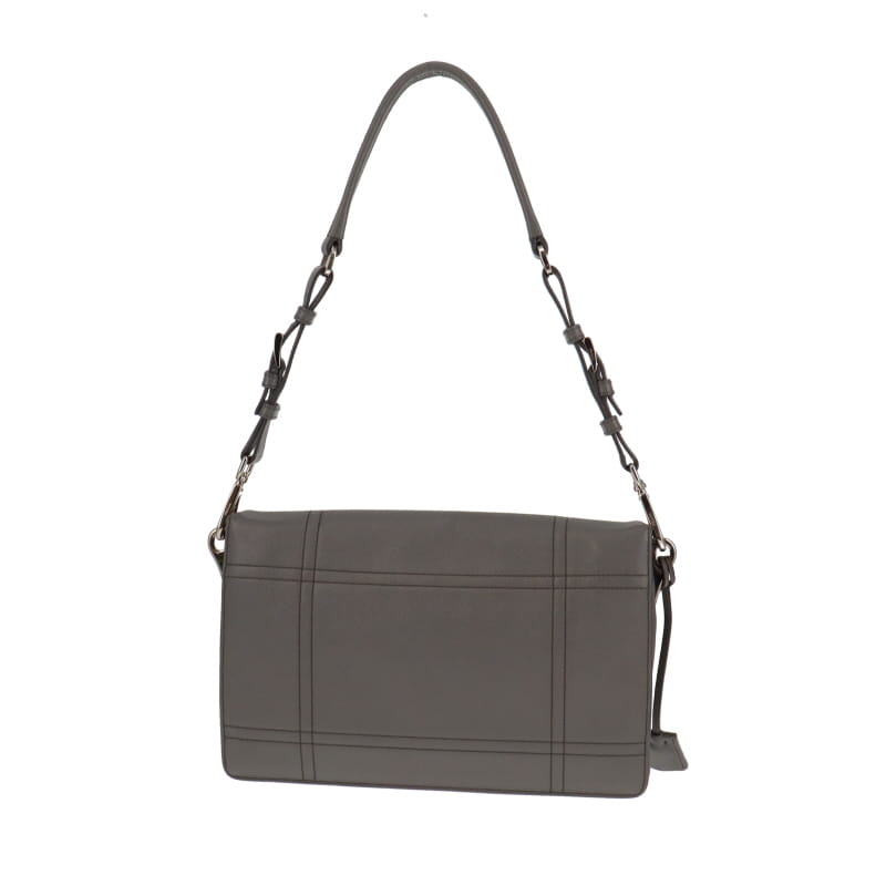 Prada Saffiano Soft Sound Bag Grey