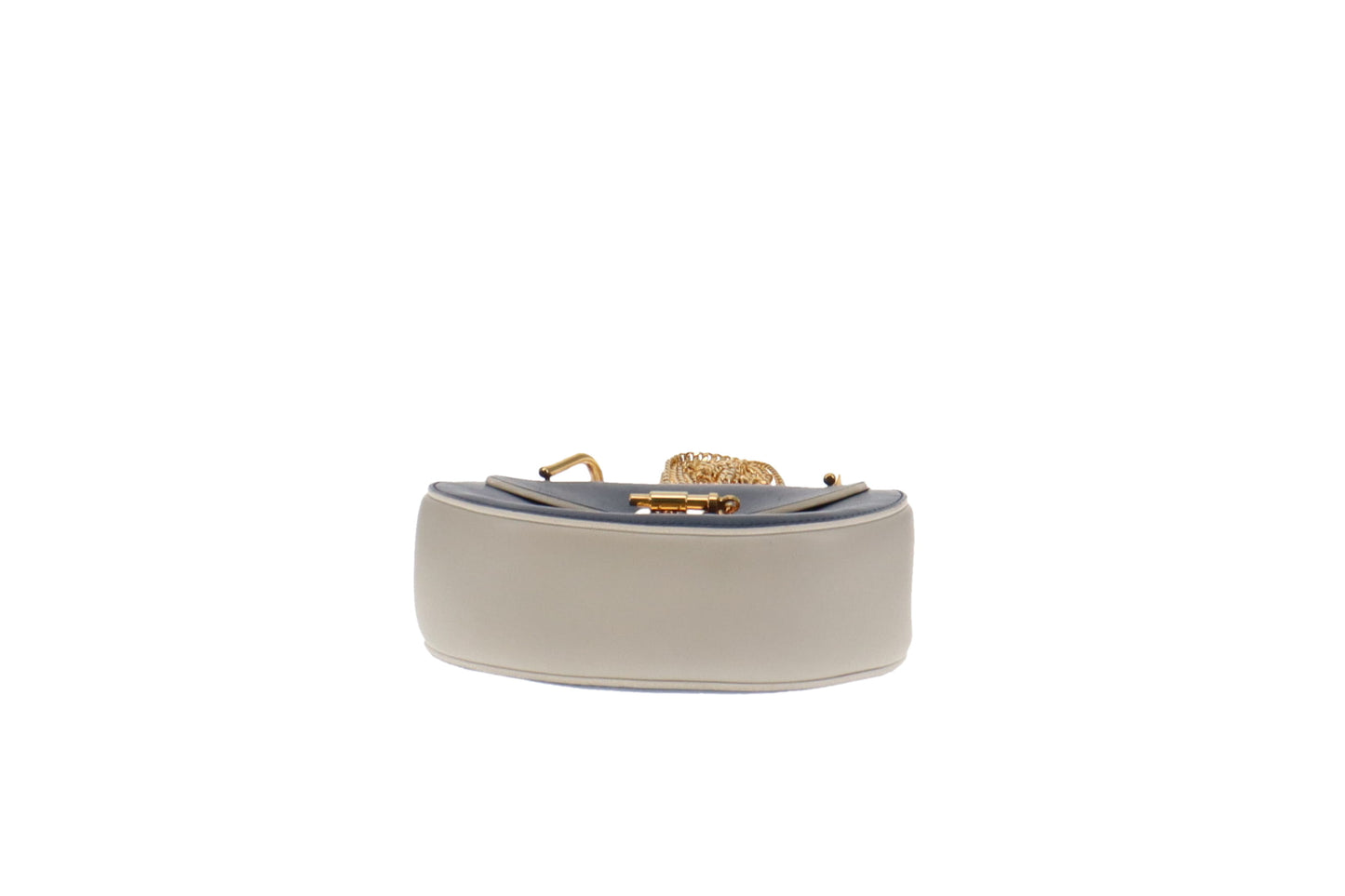 Chloe Royal Navy Bi Colour Calf Leather Mini Drew