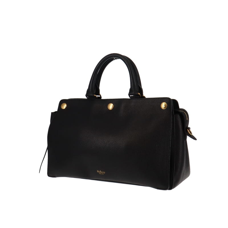 Mulberry Chester Black In Grained Leather