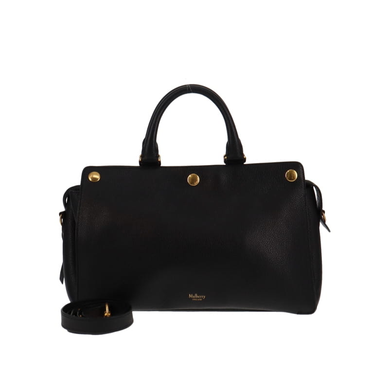 Mulberry Chester Black In Grained Leather
