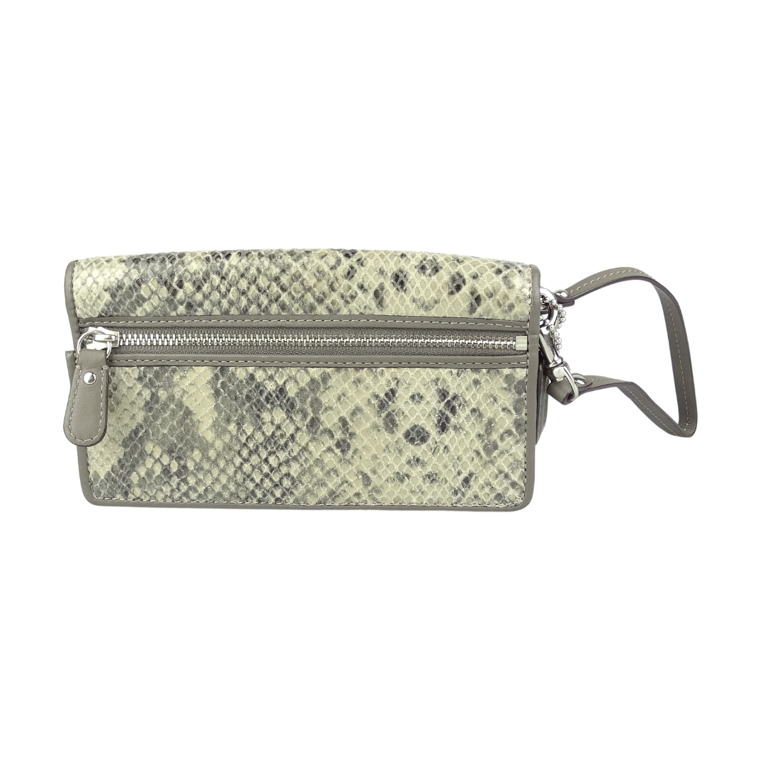 Coach Grey Snake Wallet/Wristlet