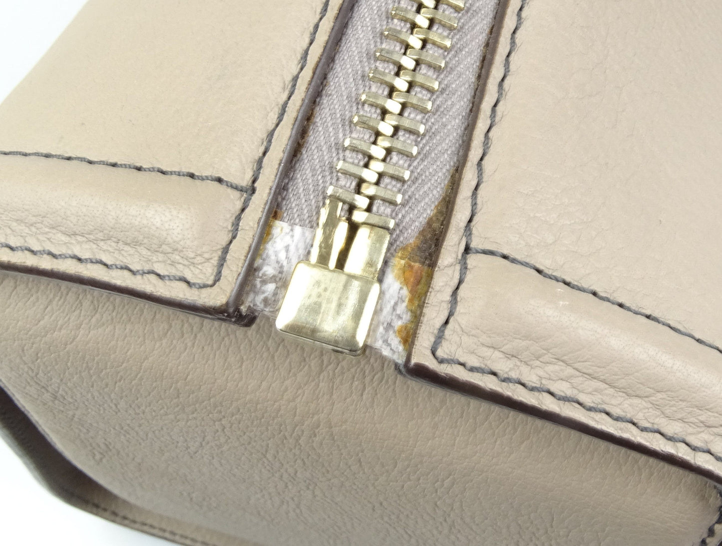 Victoria Beckham Victoria Mini Tote Buffalo/Suede Cement GH Bags Victoria Beckham