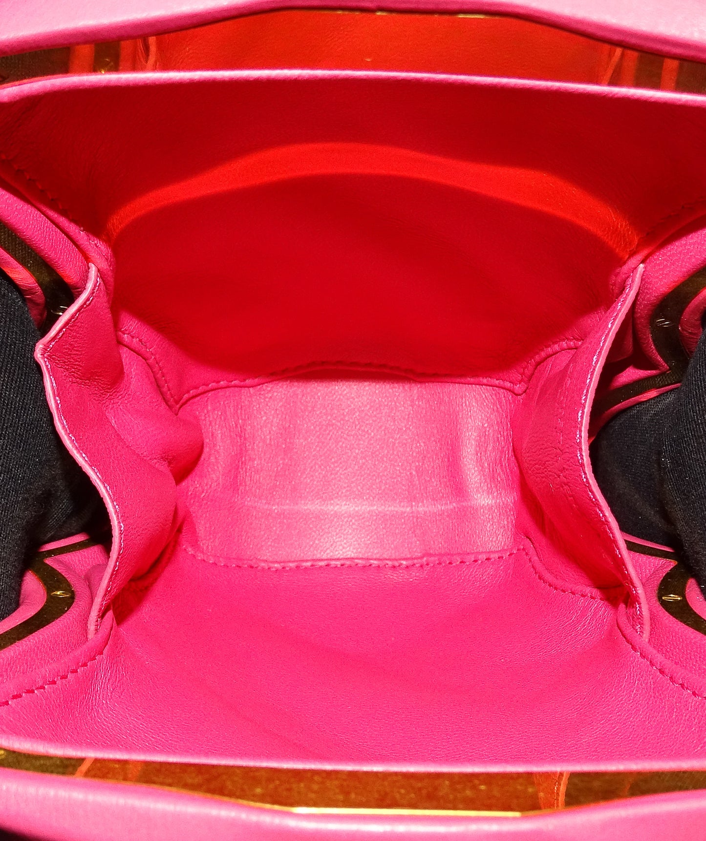 Bottega Veneta Pink Whirl Spiral Clutch