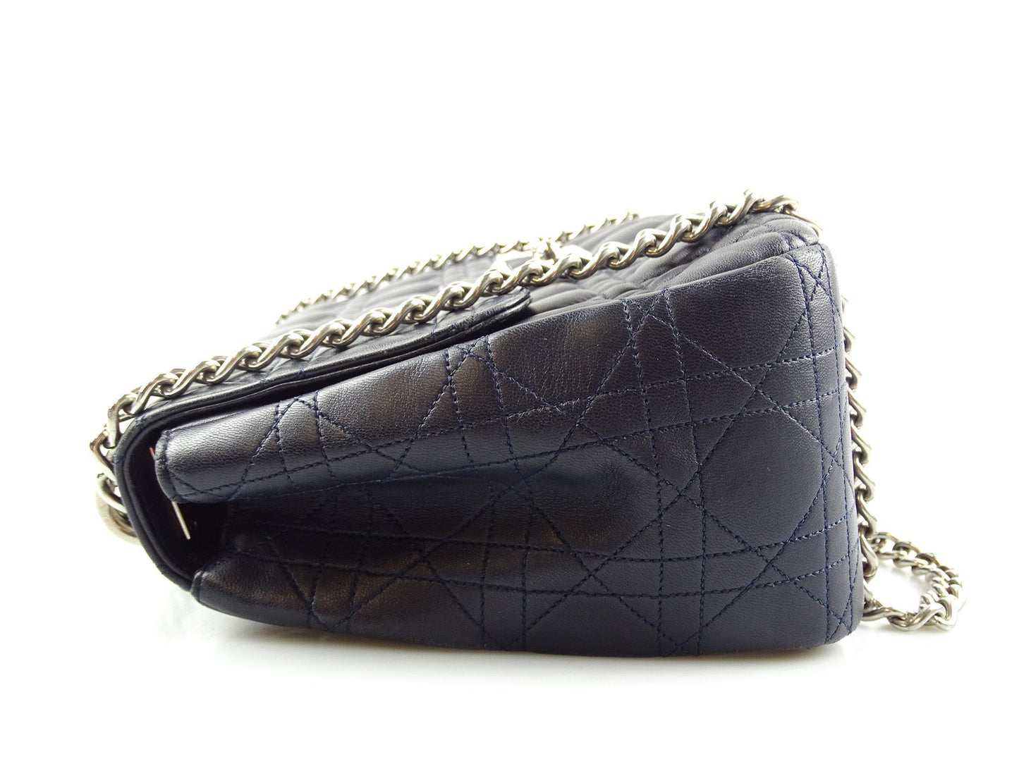Dior Cannage Large Navy Miss Dior Flap Chain Bag Bags Dior 
