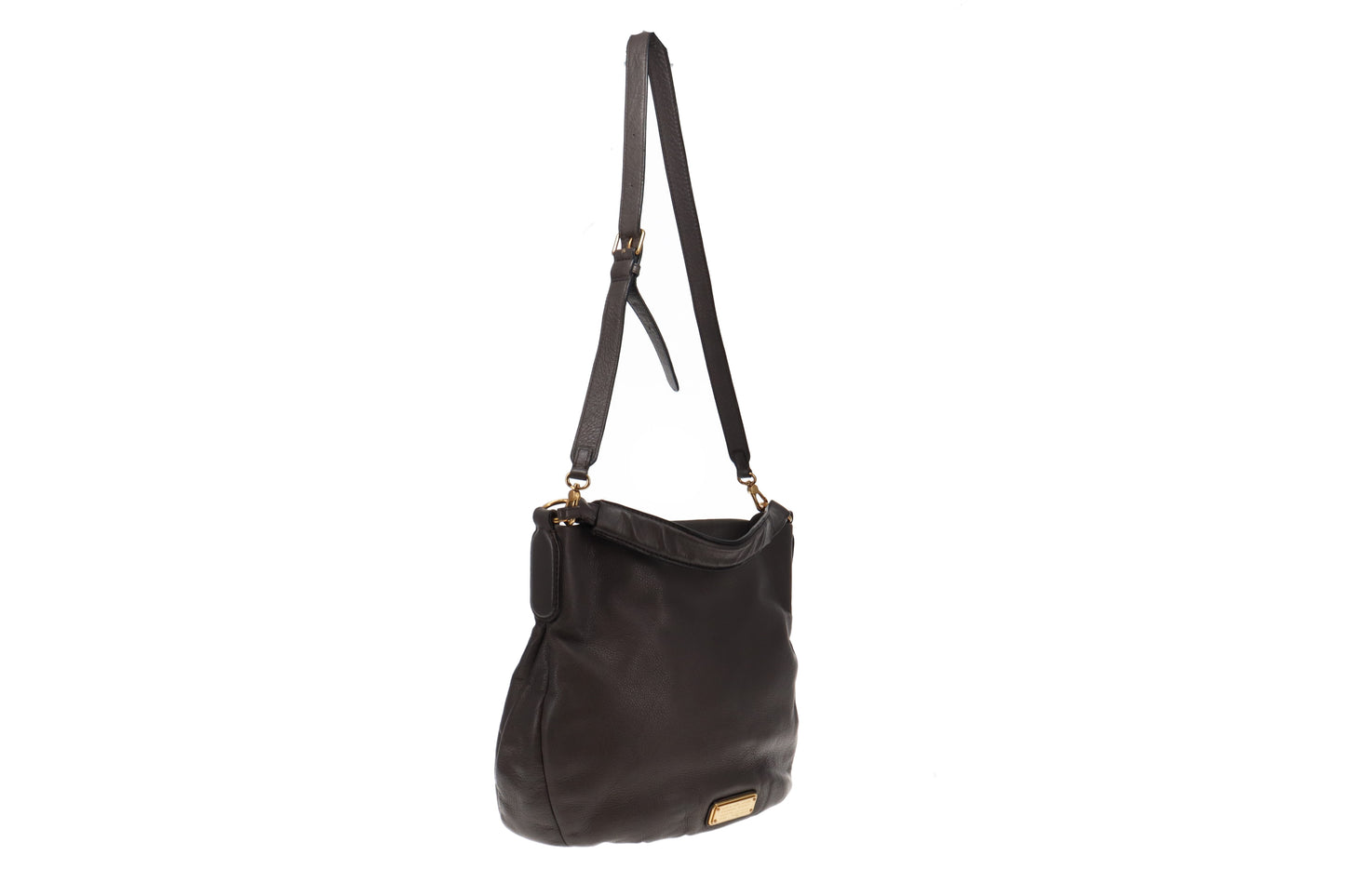 Marc Jacobs Grey Leather Q Hillier Hobo Bag