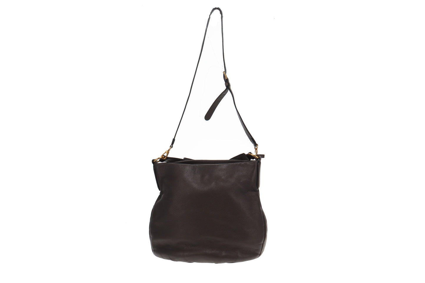 Marc Jacobs Grey Leather Q Hillier Hobo Bag