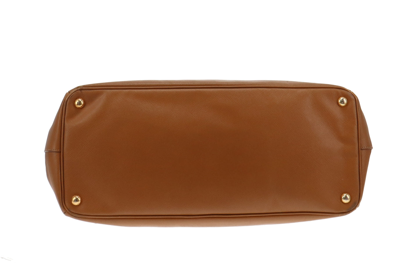 Prada Tan Saffiano Large Galleria Double Zip Tote