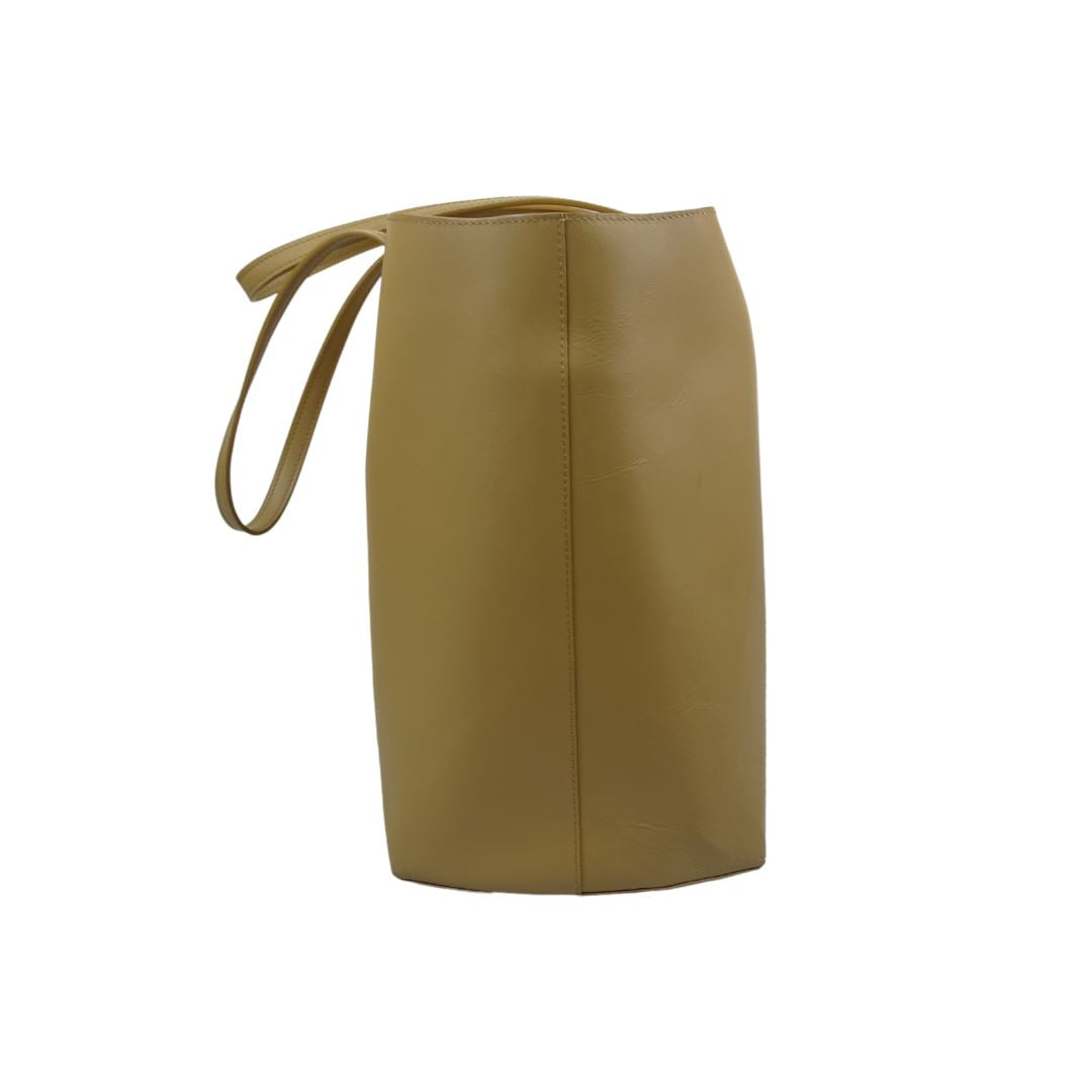 Fendi Beige Smooth Leather Hypnoteyes Shopping Tote Bags Fendi