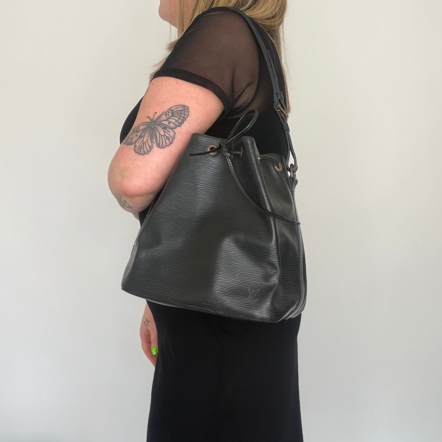 Louis Vuitton Noe Black Epi Vintage