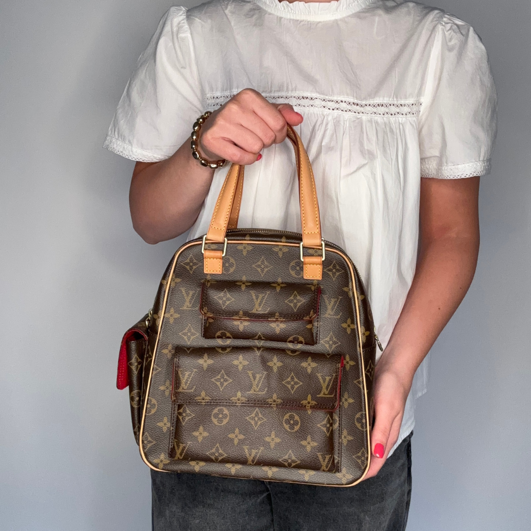 Louis Vuitton Excentri-Cite Monogram Top Handle Bag Vintage VI0093