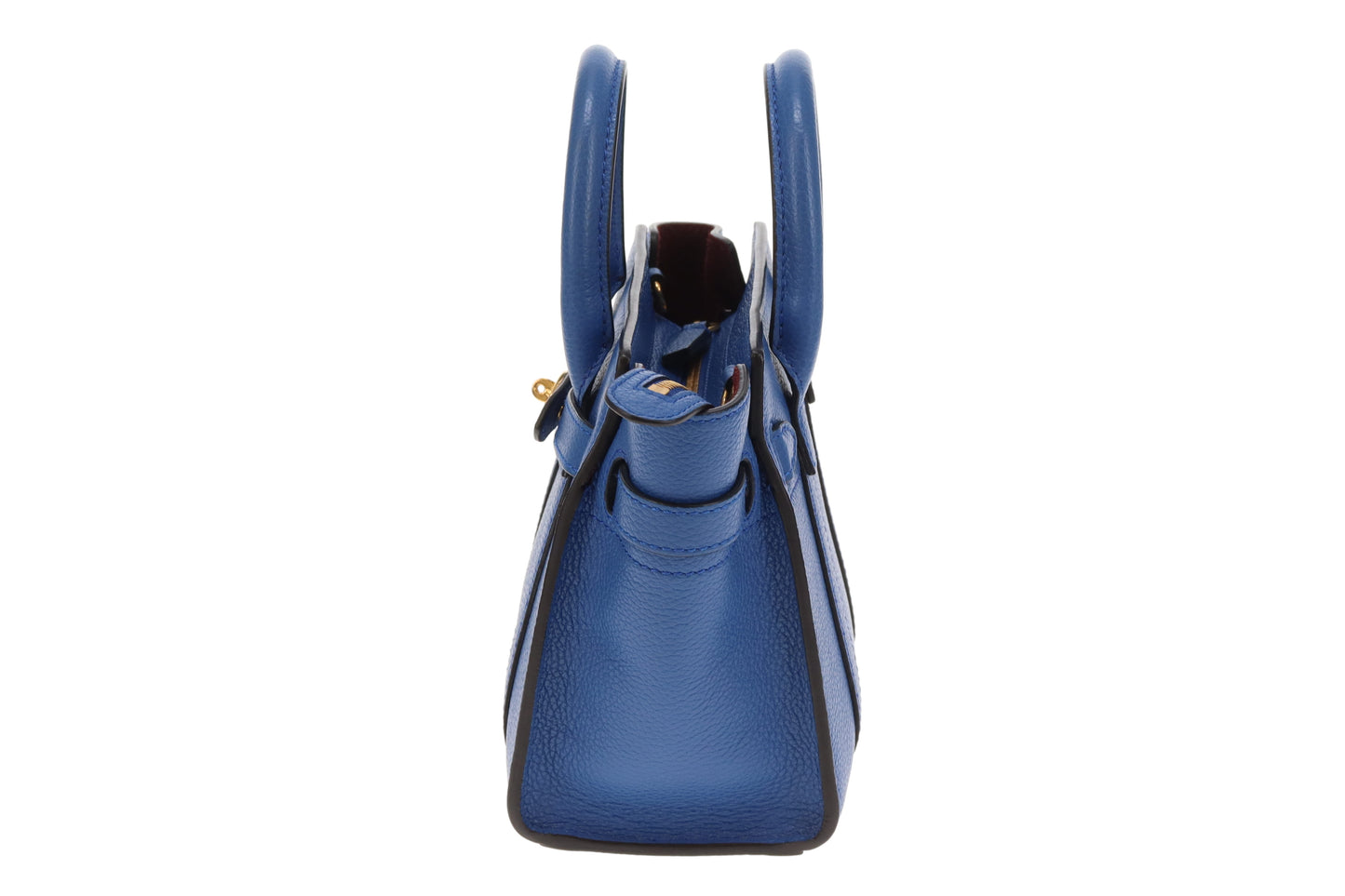 Mulberry Zipped Bayswater Micro In Porcelain Blue