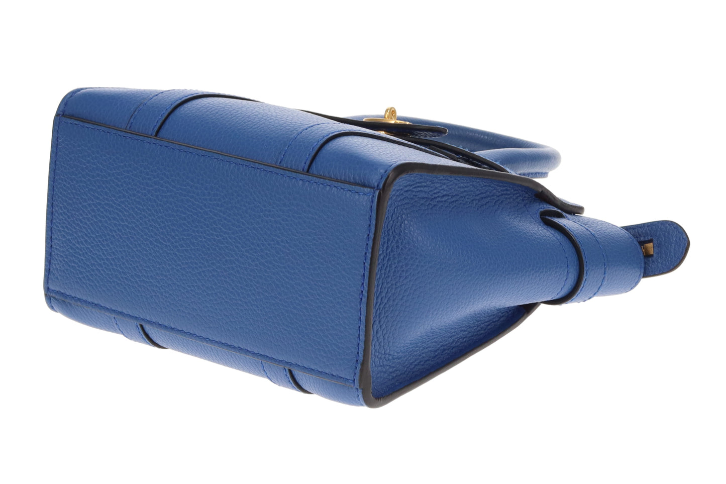 Mulberry Zipped Bayswater Micro In Porcelain Blue