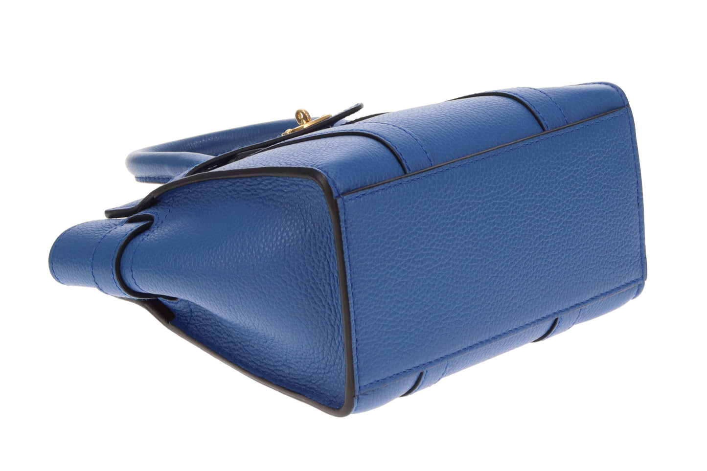 Mulberry Zipped Bayswater Micro In Porcelain Blue