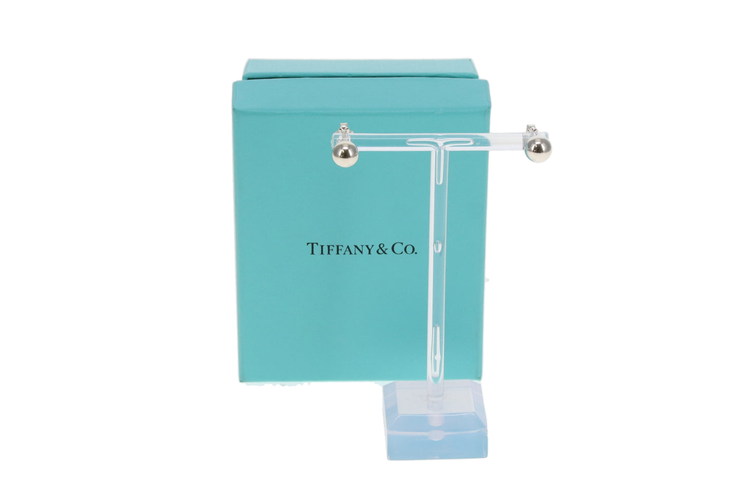 Tiffany & Co HardWear Ball Earrings In Silver 8mm