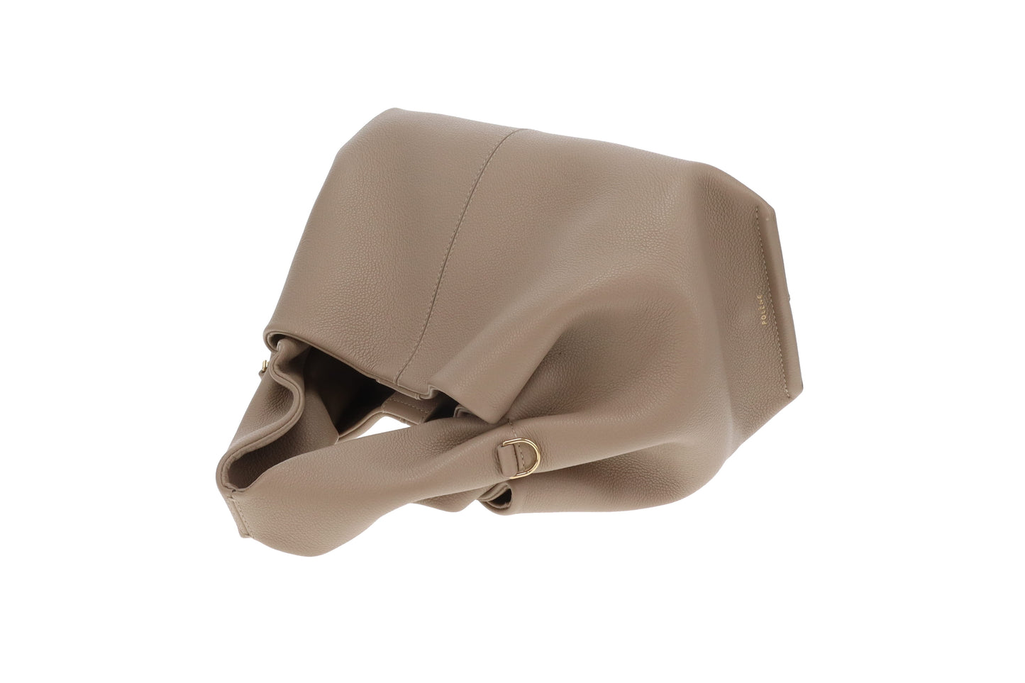 Polene Numero Neuf Textured Taupe Classic Size