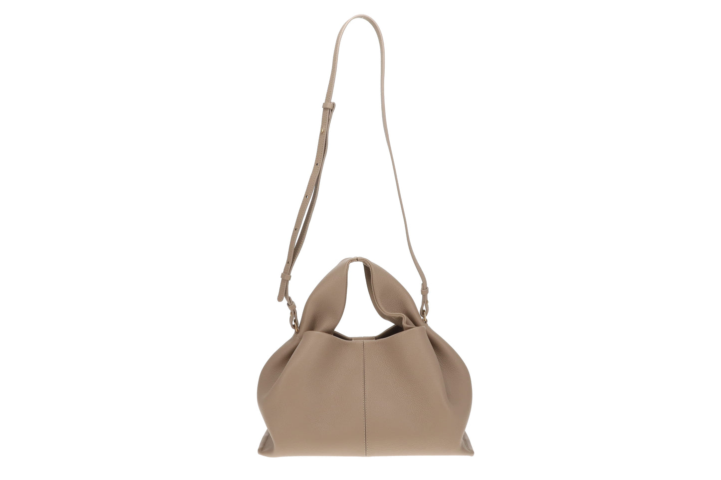 Polene Numero Neuf Textured Taupe Classic Size