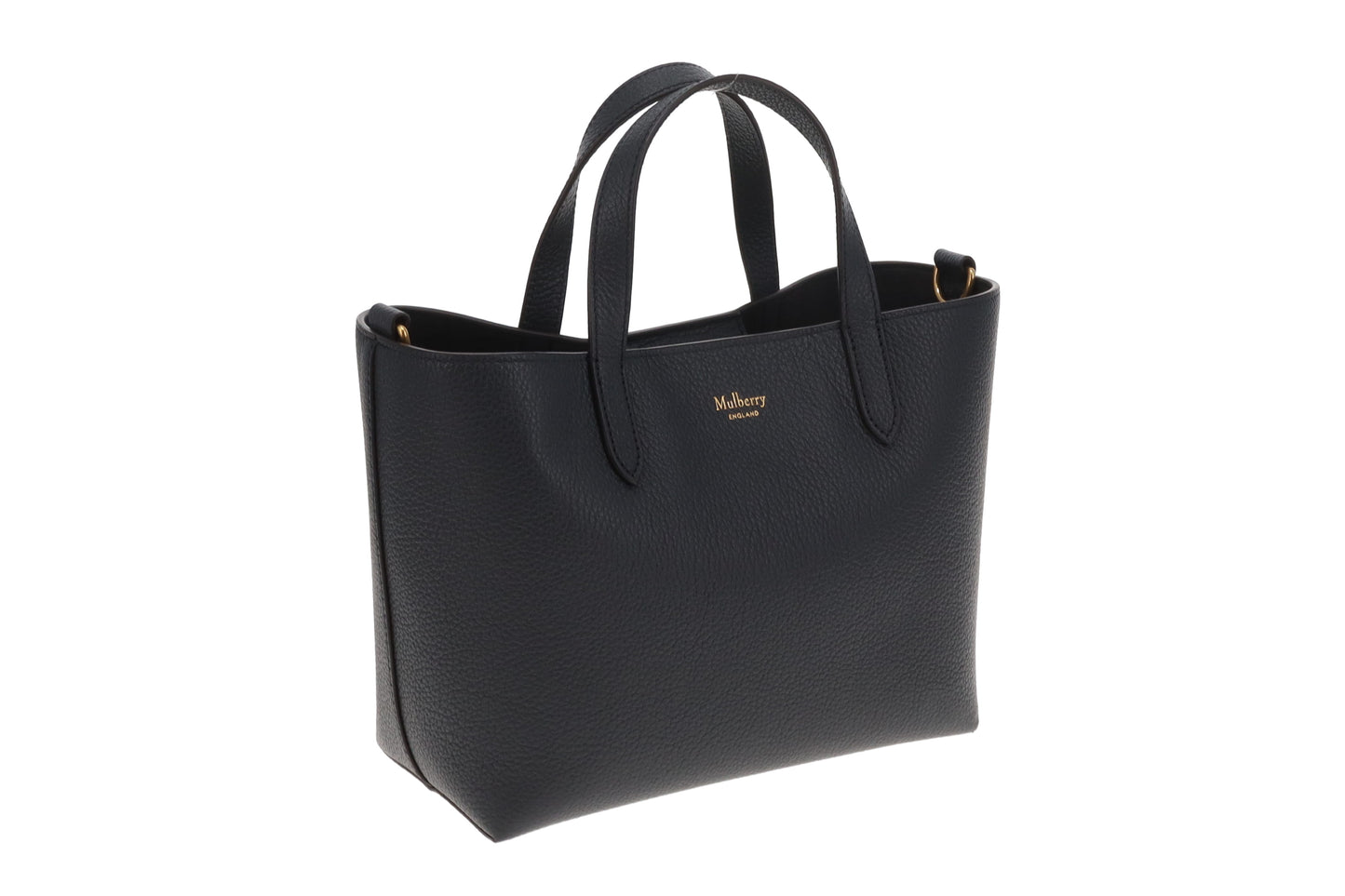 Mulberry Small Tote In Midnight Classic Grain