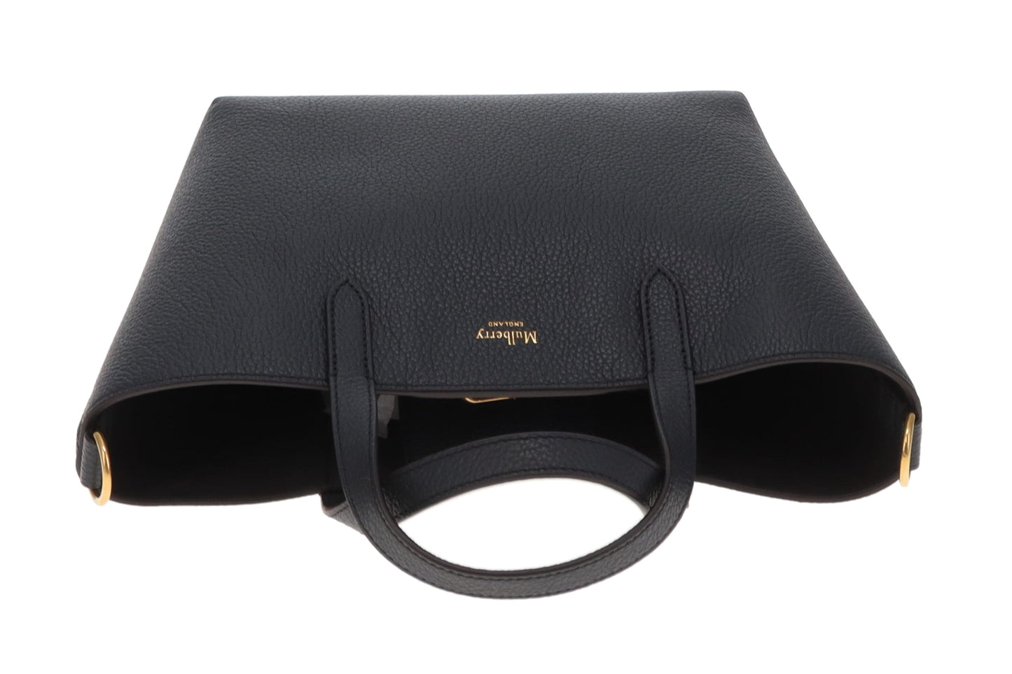 Mulberry Small Tote In Midnight Classic Grain
